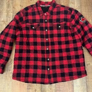 Canadiana Sherpa Lined Shirt Jacket